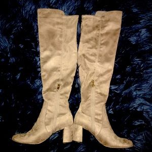 Knee high riding boots